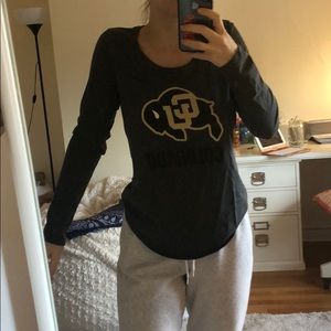 CU Boulder long sleeve tee